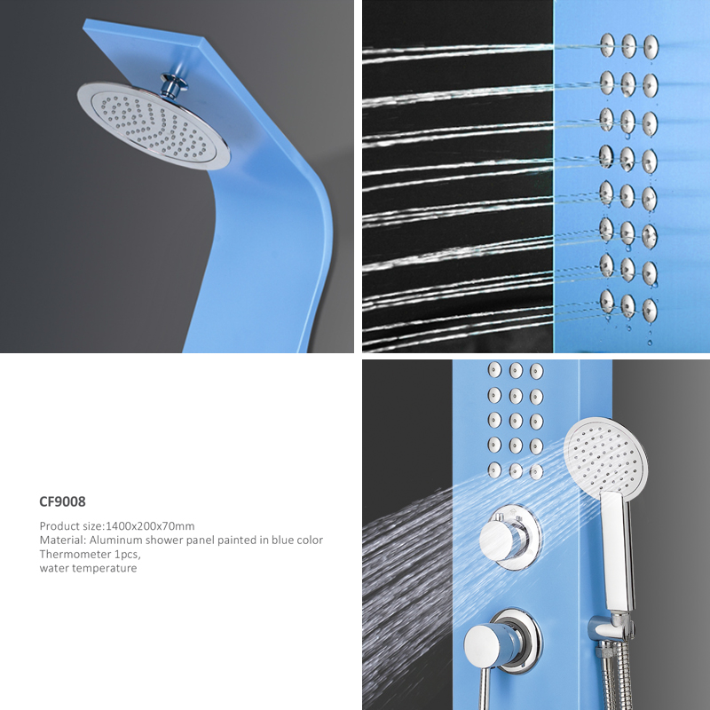 Aluminium brusebad CF9008